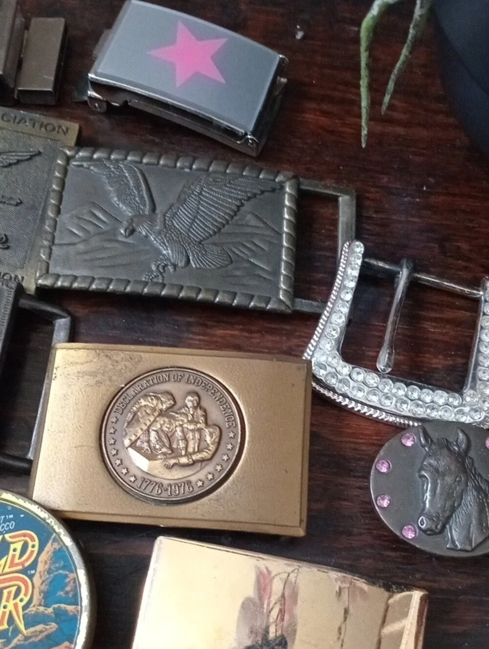 Vintage Gold, Silver, And Brass Belt Buckle - 18 Pieces. Collector's Items.